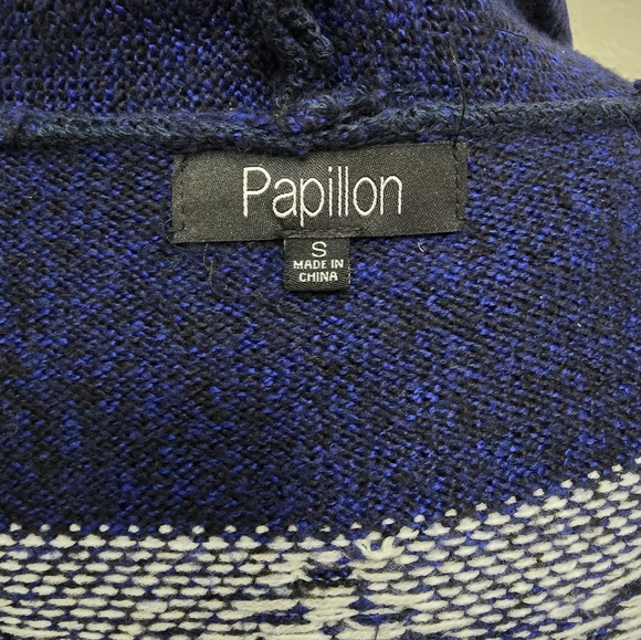 Papillon sweater small blue - Picture 3 of 3